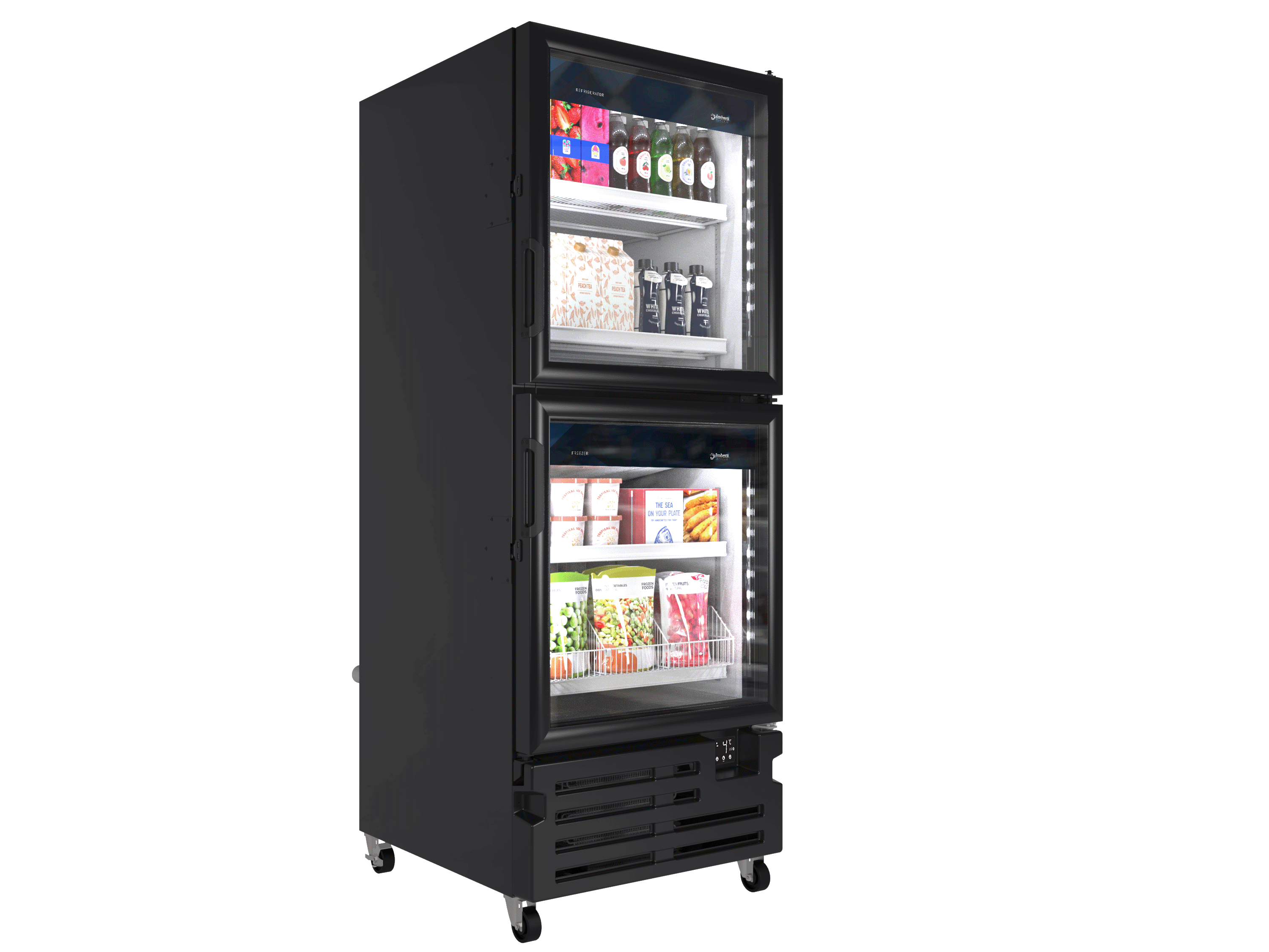 Imbera VRFD22 DUAL two-compartment merchandiser